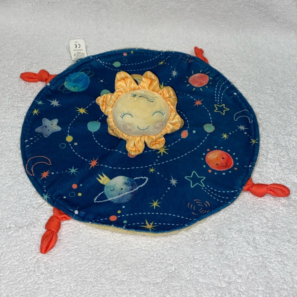 Mary Meyer planet cosmos sun space circle fleece lovey security blanket